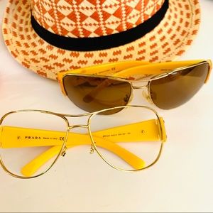 MAKE AN OFFER 🌟 Two pairs VINTAGE PRADA Aviators